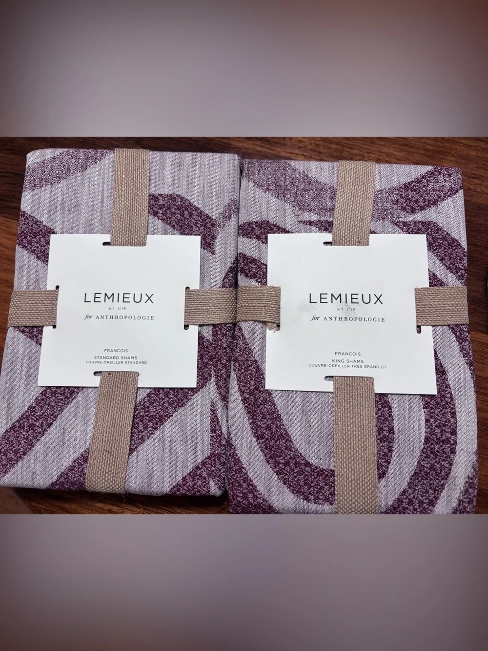 Anthropologie Lemieux et Cie pillow shams